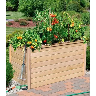 Karibu Hochbeet 2 173 x 89 x 82 cm natur