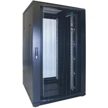 danicom - 27 HE 19” Serverschrank, mit perforierter Fronttür (BxTxH) 800 x 800 x 1400mm