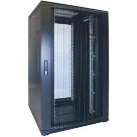 danicom - 27 HE 19” Serverschrank, mit perforierter Fronttür (BxTxH) 800 x 800 x 1400mm