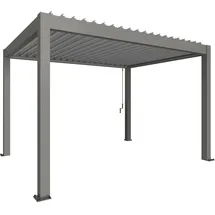 Biohort Pergola 4,045 x 3,12 m Grau/Silber