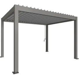 Biohort Pergola 4,045 x 3,12 m Grau/Silber