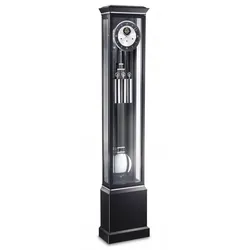 Kieninger -Standuhr Schwarzer Schleiflack Westminster Mechanisch 190cm- 0137-96-02