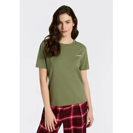 hugo underwear Pyjama-Shirt Unifarben Schwarz XL