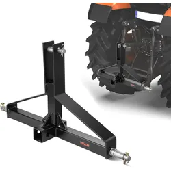 VEVOR 3-Punkt Anhängerkupplung 1360kg Kategorie 1 Schnellkupplung 660x165x450mm