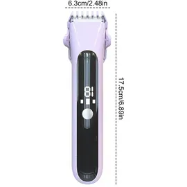 misuke 2-in-1-Damenrasierer Lila