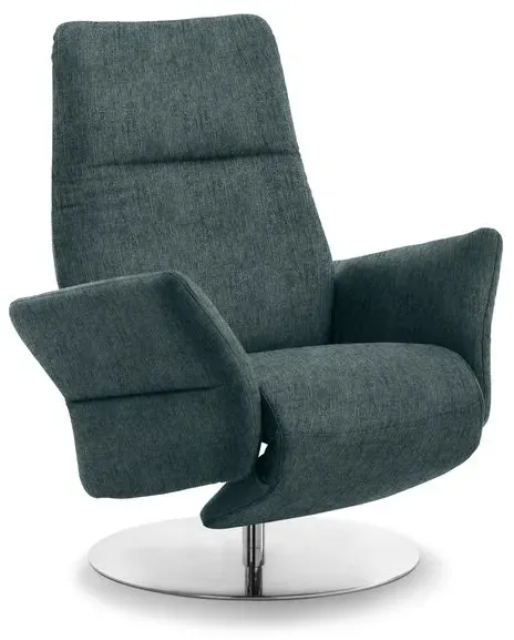Segmüller Werkstätten Sessel Comforte Uno 02 Austin F5 Stoff Blau Navy