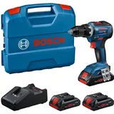 Bosch GSR 18V-55 Professional inkl. Koffer + 3 x 4 Ah 0615A5002P