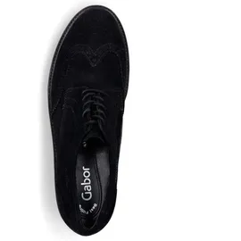 Gabor Halbschuhe Halbschuhe Veloursleder | schwarz 38