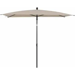 Siena Garden City Mittelstockschirm anthrazit/natur 140x210cm
