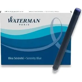 Waterman Füllerpatronen Standard, 8ST, floridablau