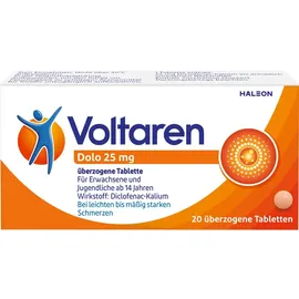 GlaxoSmithKline Voltaren Dolo 25 mg überzogene Tabletten 20 St.