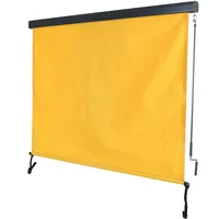 Mendler Vertikalmarkise HWC-F42, Senkrechtmarkise Sichtschutz Außenrollo Rollo, UV-Schutz 50