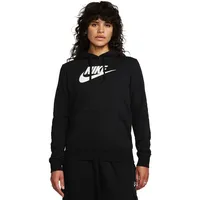 Nike Damen Club Hoodie in schwarz - Black - M