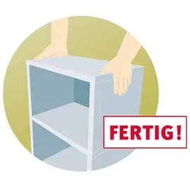 Hammerbacher Flexwall Aktenschrank 80 x 40 x 109,8 cm weiß