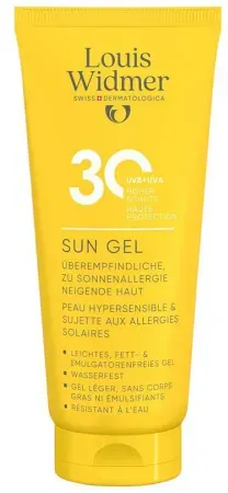 Louis Widmer Sun Gel SPF30 Tube 100ml