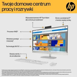 HP All in One-PC AMD Ryzen 5 7520U 2,0 GHz 16 GB RAM 512 GB SSD Windows 11 Home