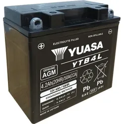 YUASA YTB4L 12V 4Ah 50A Starterbatterie