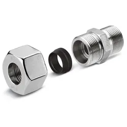 Verbindungsstück Rohr/HD-Schlauch, Edelstahl (Ermeto), Teile-Nr. 2.638-181.0