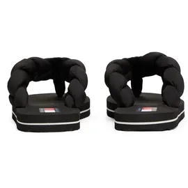 Tommy Hilfiger Braided Thong Beach Sandal Schwarz 40