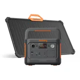 Jackery Solargenerator 240 v2 mit 80W Solarpanel, 256Wh LiFePO4 Powerstation, 300W AC & 100W USB-C Ausgang, Schnelle Solarladung für Outdoor,Camping,Reise