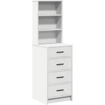 vidaXL Highboard Weiß 40x41x135 cm Holzwerkstoff