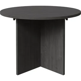 Selsey Ovo – Ausziehbarer Esstisch, rund, 110–190 x 110 cm, Holzoptik Esche Portland