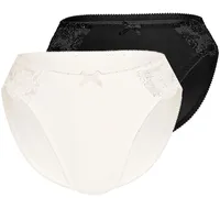 SASSA Classic Lace Slip 2 St. Schwarz 38