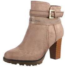 Elara Damen Stiefelette Ankle Boots Chunkyrayan 2018 C292-1-Khaki-42