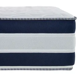 RELAXX Gel Matratze 120x200 cm mit 3D Memory Foam - 7 Zonen; 25cm Höhe; H2/H3 - Wendbare Kaltschaummatratze mit optimaler Druckentlastung