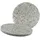 CreaTable Pizzateller Stone Collection 4-tlg Beige/Weiß