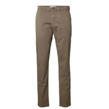 Selected SLHSLIM-NEW MILES Slim Fit Chinohose Braun 31 34