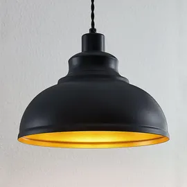 LINDBY Albertine 1-flg. 29 cm schwarz Metall