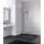 Kermi Liga Walk-In-Duschkabine mit Falttür links 80 x 200 cm silber ESG klar Clean