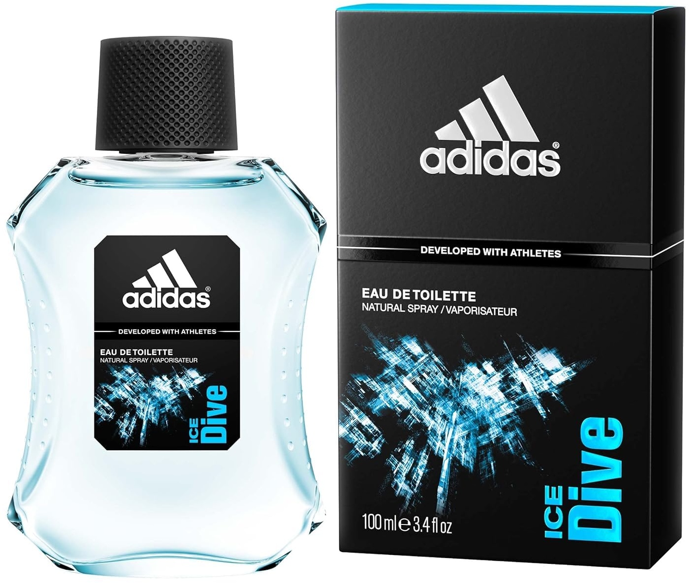adidas Ice Dive Men EDT Spray 100.0 ml, 1er Pack (1 x 100 ml)