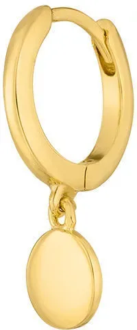 LEAF - SINGLE CREOLE PLATELET - gold