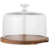 Bloomingville Tortenplatte ''Nici'' in Braun - (H)22,5 x Ø 29,5 cm | Gr.: onesize