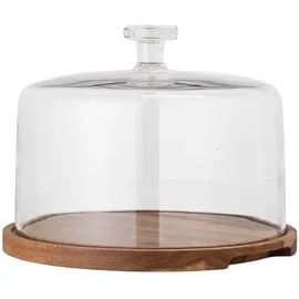 Bloomingville Tortenplatte ''Nici'' in Braun - (H)22,5 x Ø 29,5 cm | Gr.: onesize