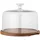 Bloomingville Tortenplatte ''Nici'' in Braun - (H)22,5 x Ø 29,5 cm | Gr.: onesize