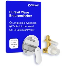 Duravit Wave Unterputz-Wannenarmatur Chrom