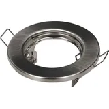 McShine Einbaurahmen McShine ER-80 Edelstahl gebürstet, Ø80mm, starr