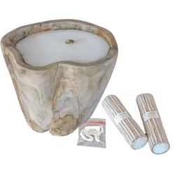 Garden Pleasure Outdoor Kerze, Teakholz