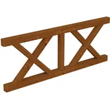 SKANHOLZ Skan Holz Brüstung Andreaskreuz 220 x 84 cm Douglasie Nussbaum