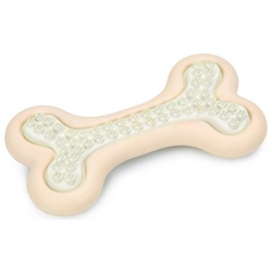 Beeztees Spielknochen Puppy Gummispielzeug Dental Bone pink