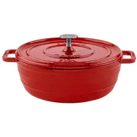 Sallys Gusseisentopf Ela - Lava Red