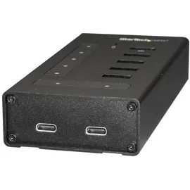 Startech StarTech.com USB Hub 7 Port - Metall - USB-A zu 3X USB-C und 1x USB-C - Schwarz