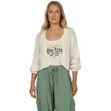 Salty Crew Navigator Strickjacke Off White L