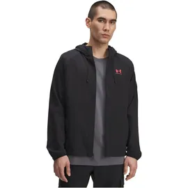 Under Armour Stretch Windbreaker Herren 002 - black/racer red XXL