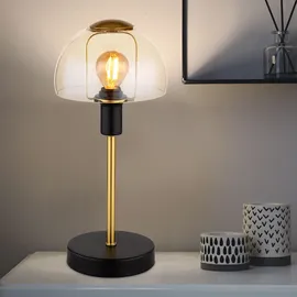 GLOBO Tischleuchte Gold Schwarz