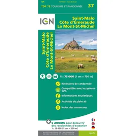 IGN St. Malo Côte d'Emeraude Mont St Michel One Size