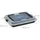 Relaxdays Backblech mit Deckel, 3in1 Kuchen Transportbox, BxT 40,5x32,5 cm, hoher Rand, Kuchenblech rechteckig, schwarz